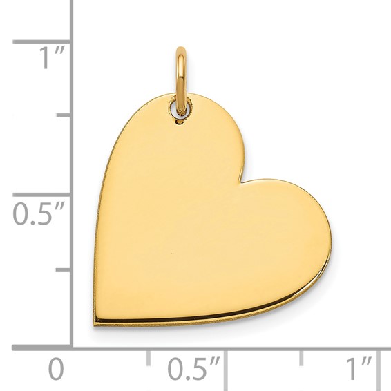 Blank Heart Charms