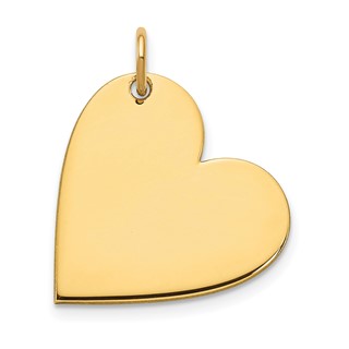 Blank Heart Charms