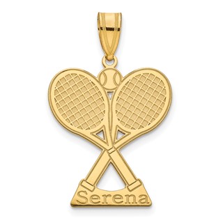 Personalized Tennis Pendants