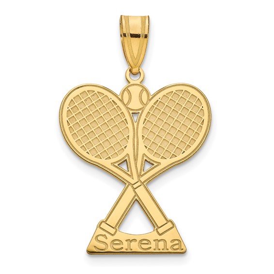 Personalized Tennis Pendants
