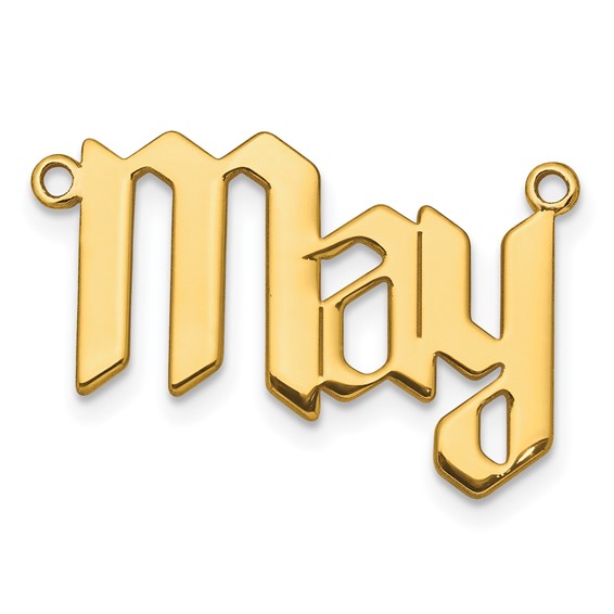 Personalized New Gothic Tectura Font Name Plates