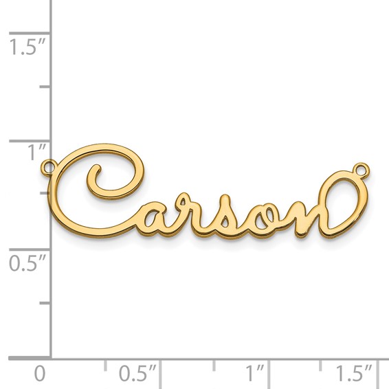 Polished Sacramento Font Name Plate