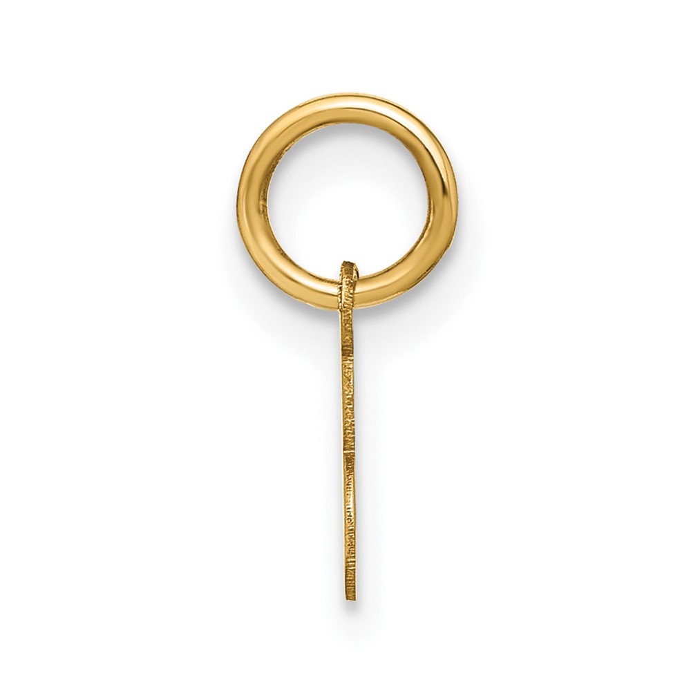 14KY Upper case Letter E Initial Charm (XNA1305Y/E)