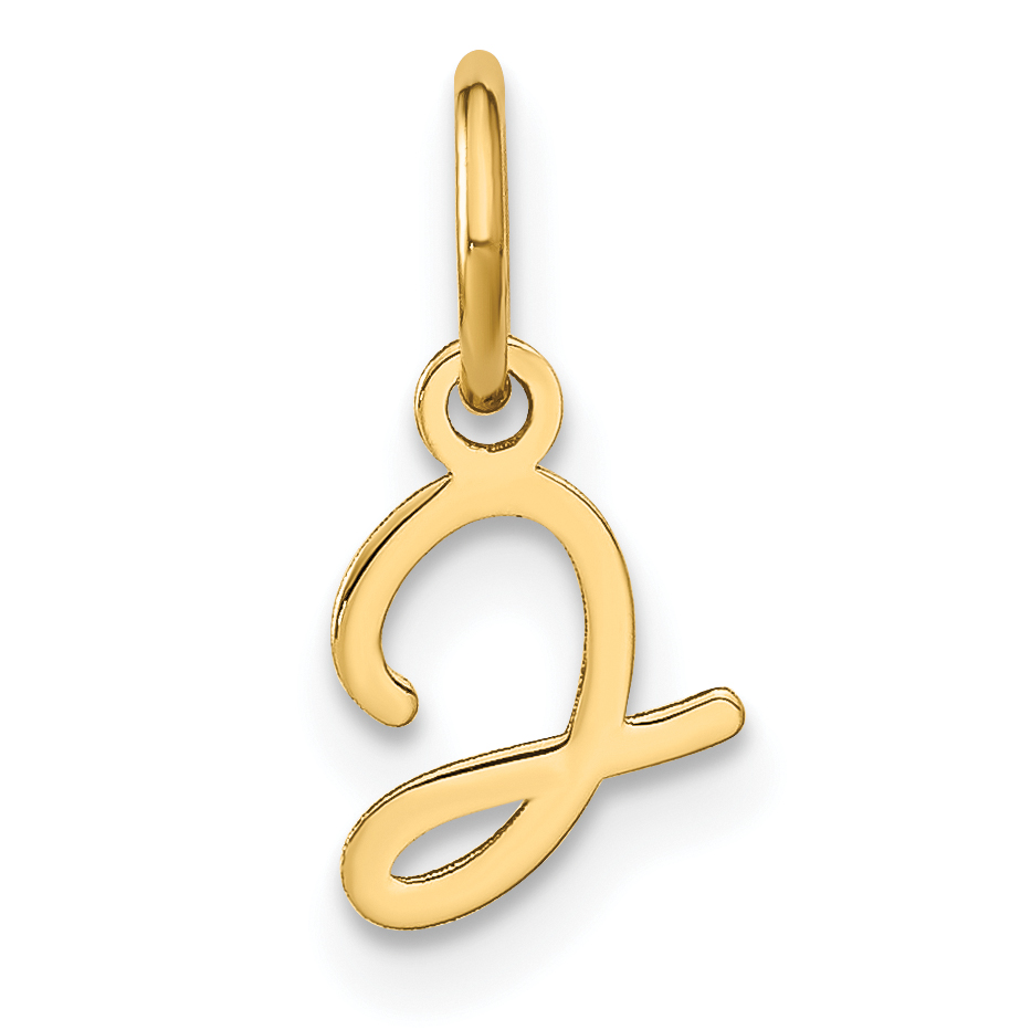 14KY Upper case Letter J Initial Charm (XNA1305Y/J)