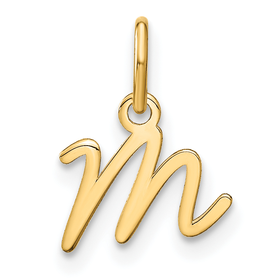 14KY Upper case Letter M Initial Charm (XNA1305Y/M)