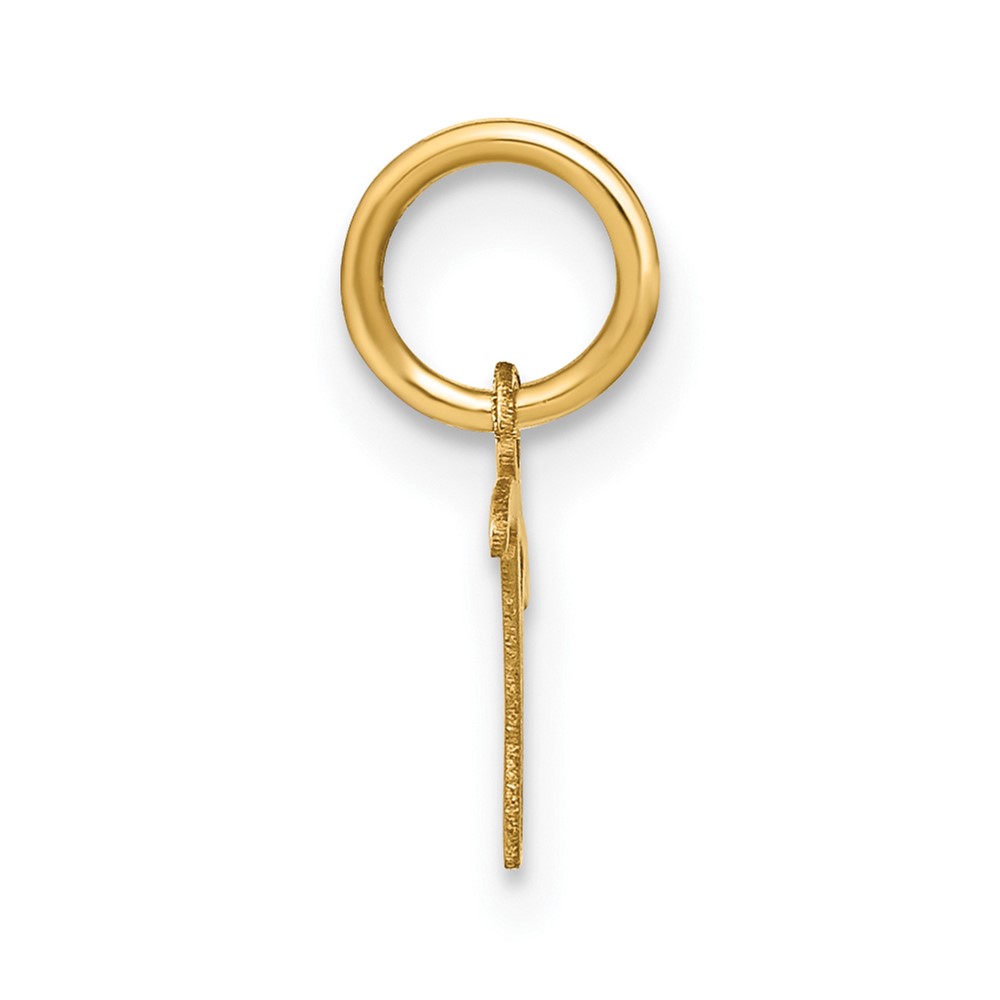 14KY Upper case Letter T Initial Charm (XNA1305Y/T)