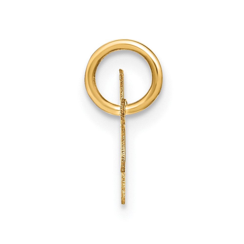 14KY Upper case Letter W Initial Charm (XNA1305Y/W)