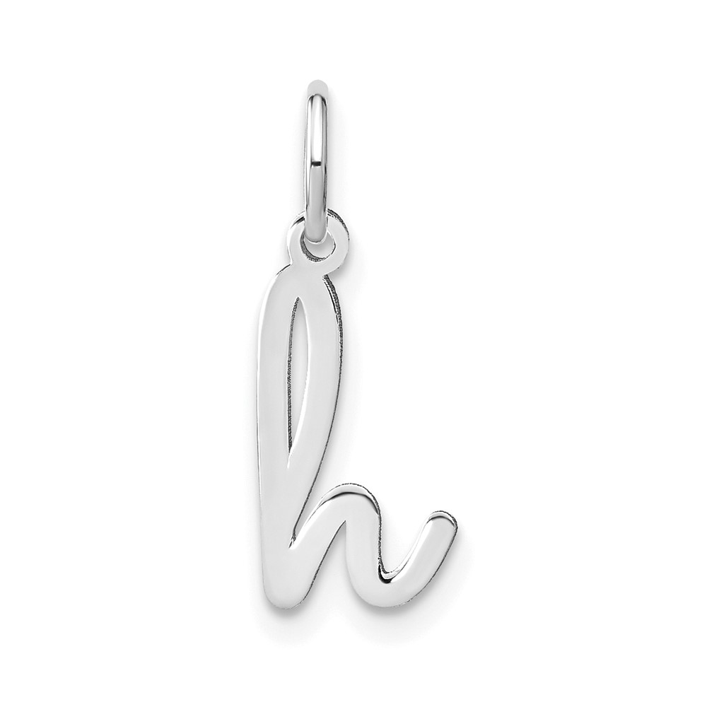 14KW Lower case Letter H Initial Charm
