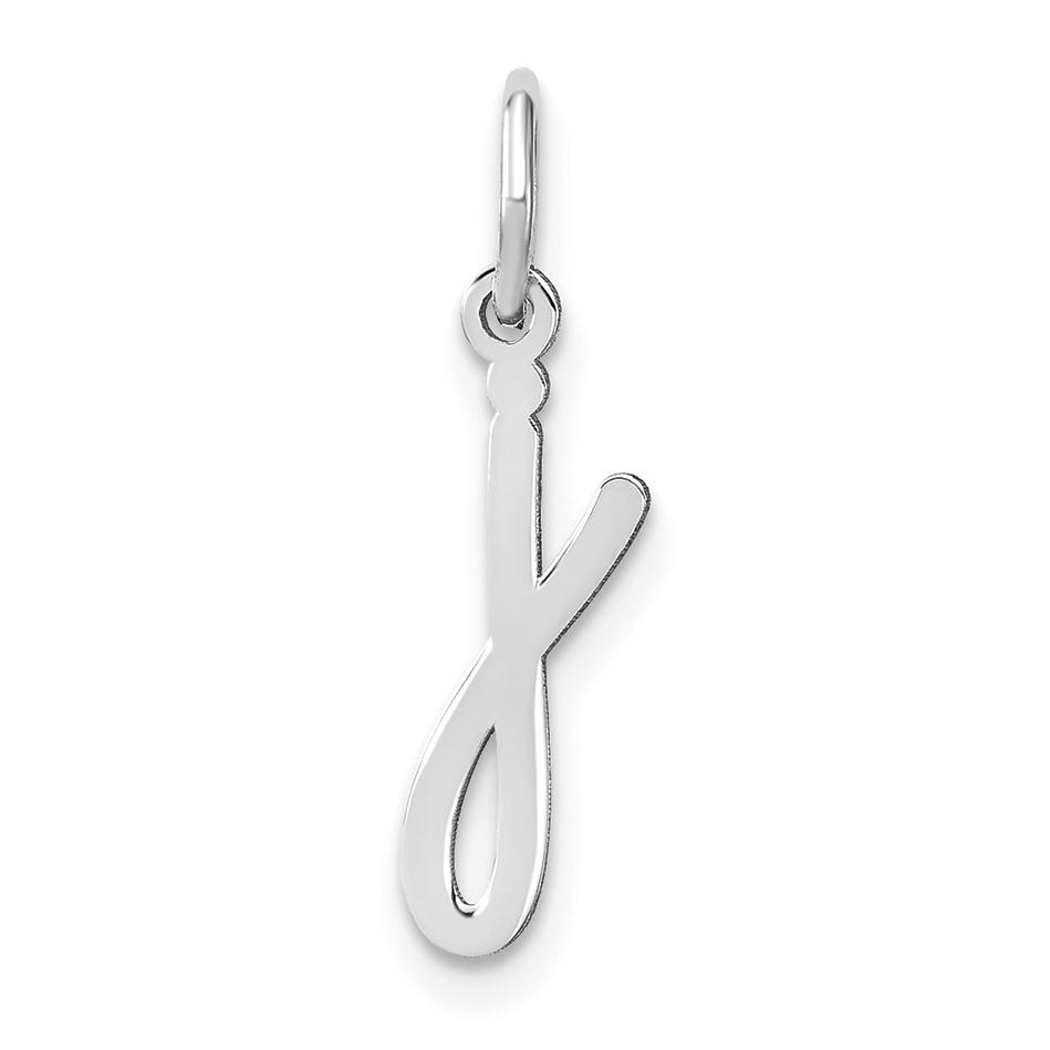 14KW Lower case Letter J Initial Charm (XNA1307W/J)