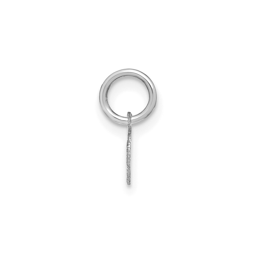 14KW Lower case Letter M Initial Charm (XNA1307W/M)