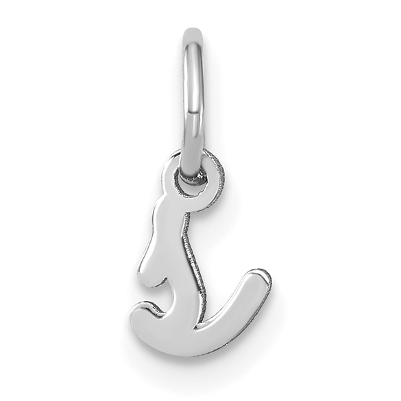 14KW Lower case Letter S Initial Charm (XNA1307W/S)