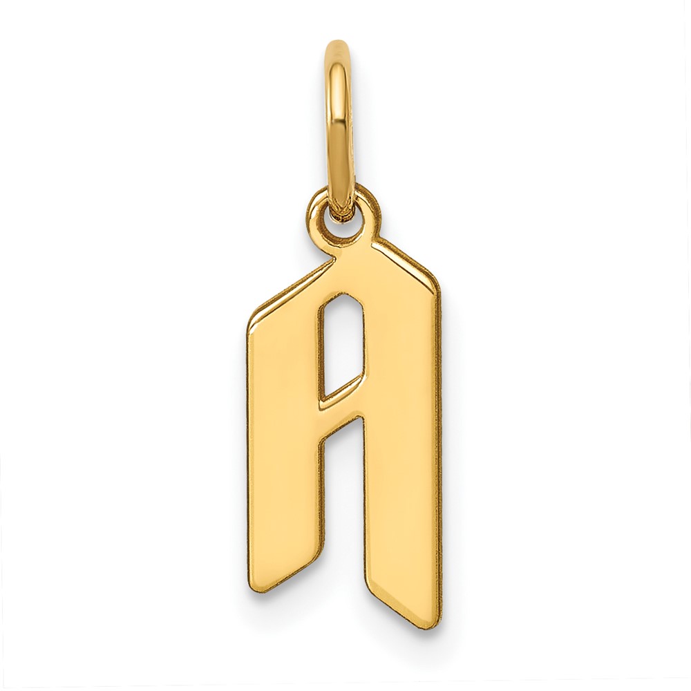 14KY Letter A Initial Pendant (XNA1335Y/A)