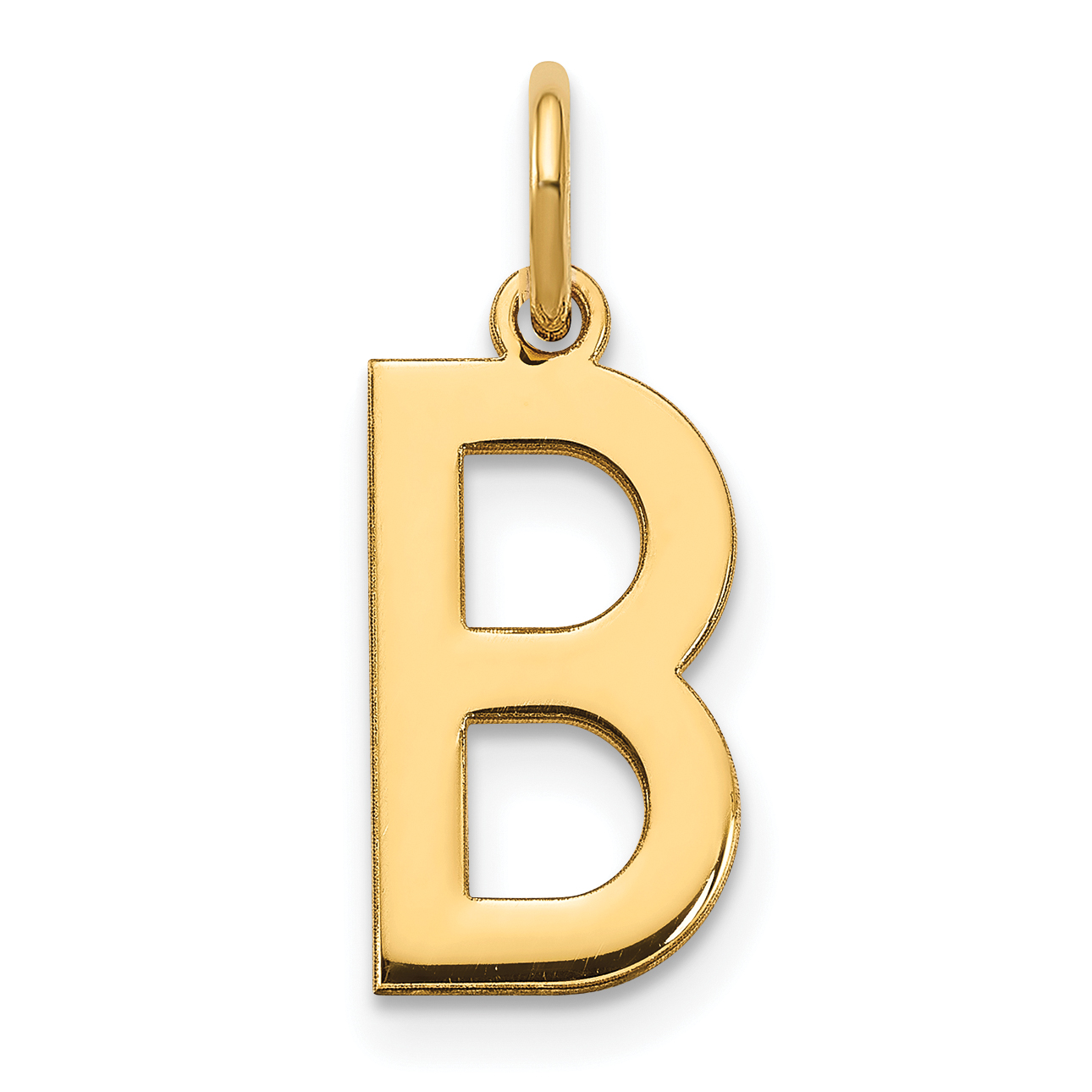 14ky Letter B Initial Pendant (XNA1336Y/B)