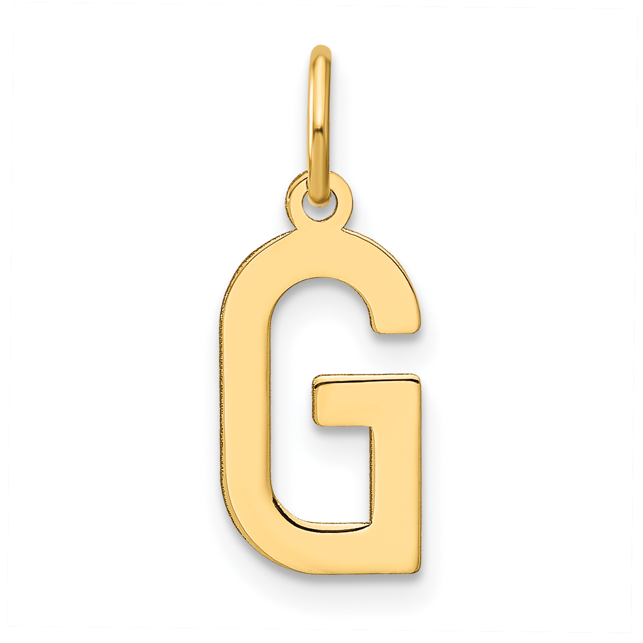 14ky Letter G Initial Pendant (XNA1336Y/G)