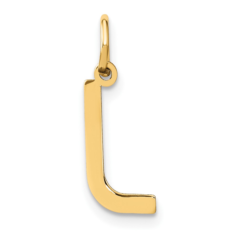 14ky Letter L Initial Pendant