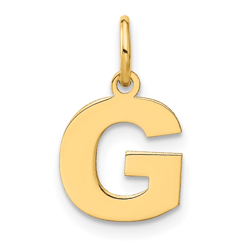 14ky Letter G Initial Pendant