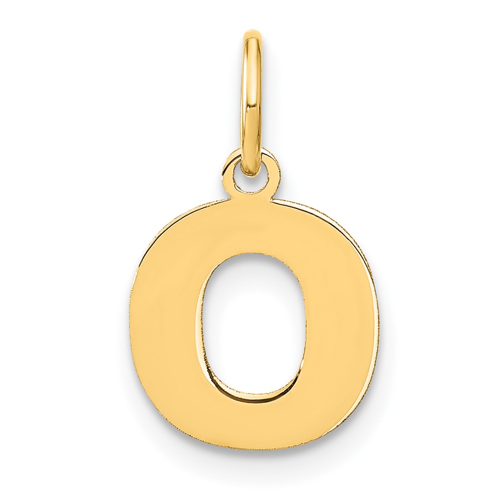 14ky Letter O Initial Pendant