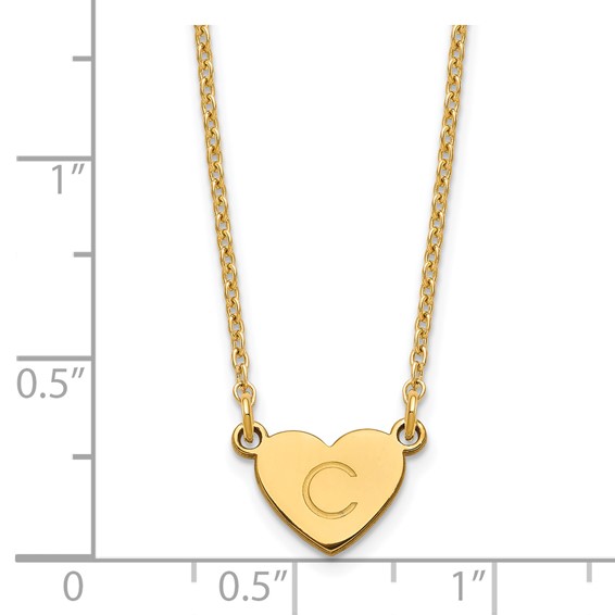 Initial Heart Necklace