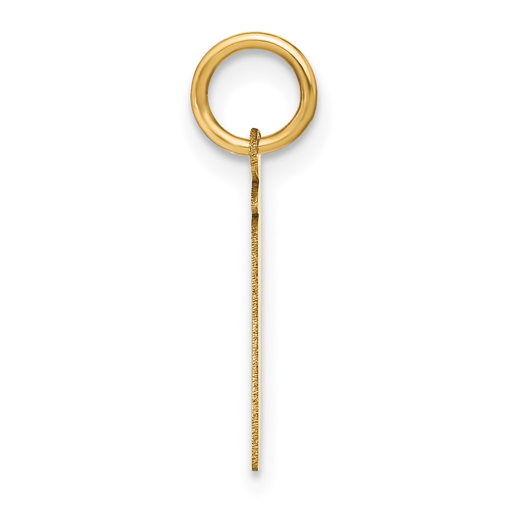14ky Lowercase Letter J Initial Pendant (XNA1383Y/J)