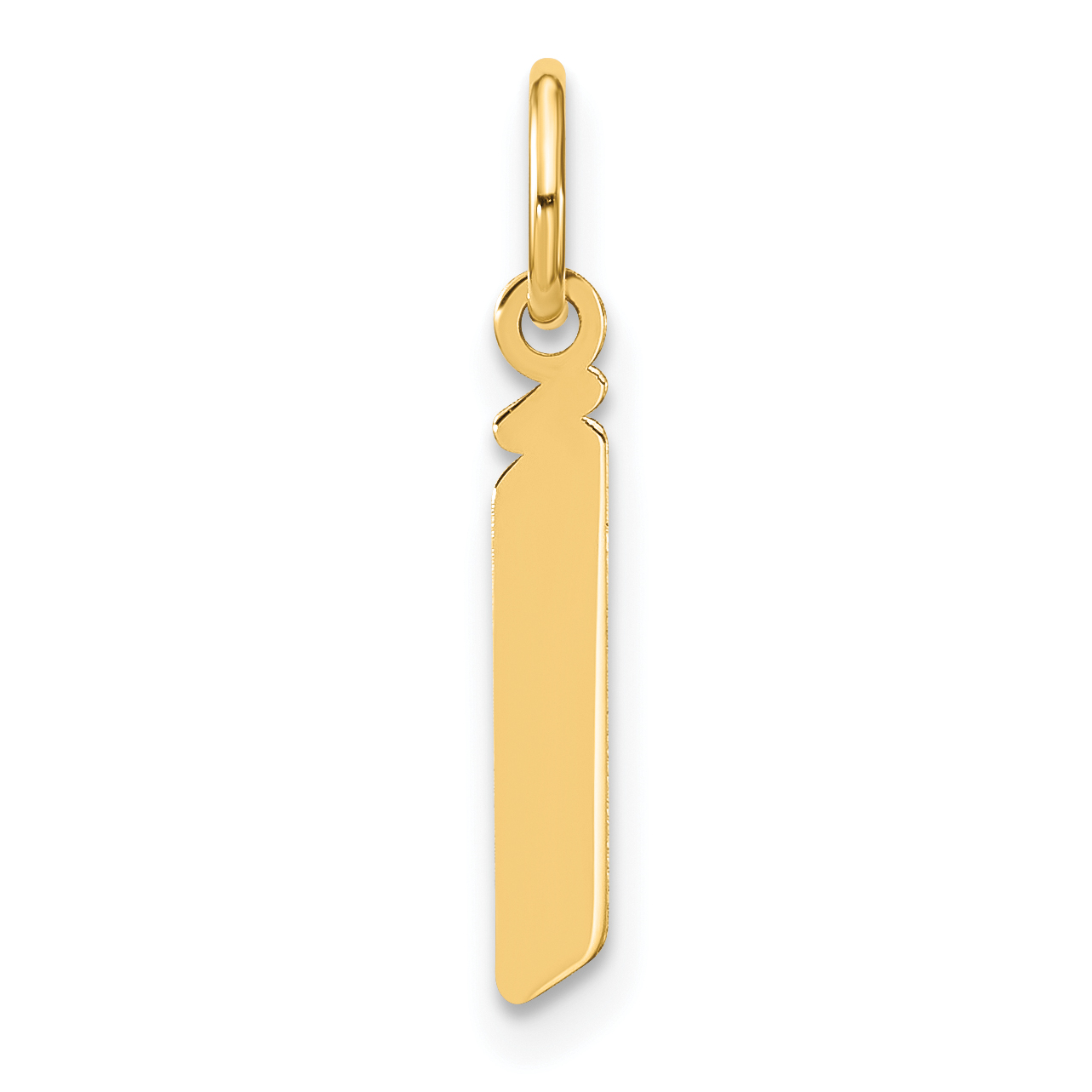14ky Lowercase Letter J Initial Pendant (XNA1383Y/J)