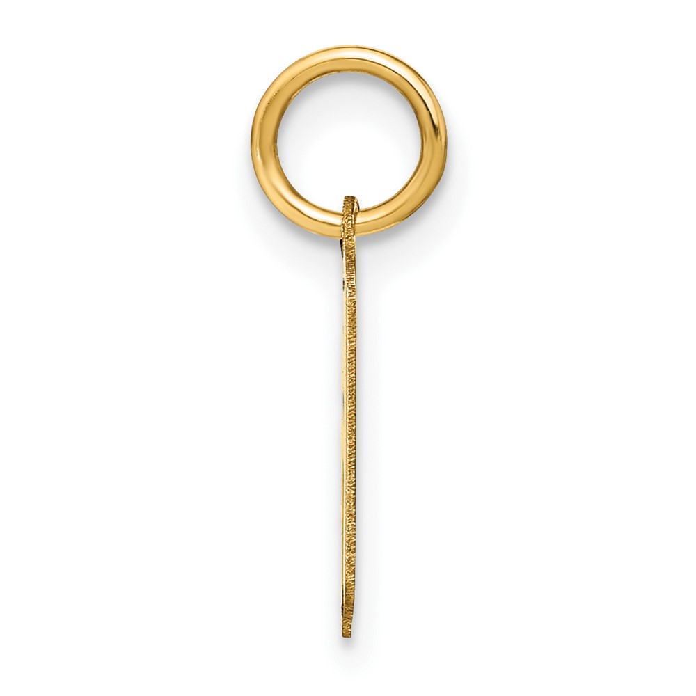 14ky Lowercase Letter K Initial Pendant (XNA1383Y/K)