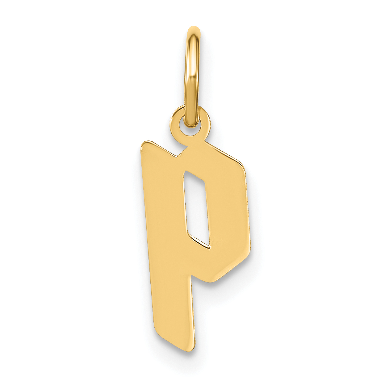 14ky Lowercase Letter P Initial Pendant (XNA1383Y/P)