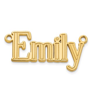 Personalized Century Font Name Plates with Chain