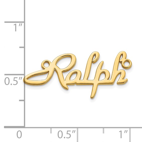 Personalized Foxtrott Font Name Plates with Chain