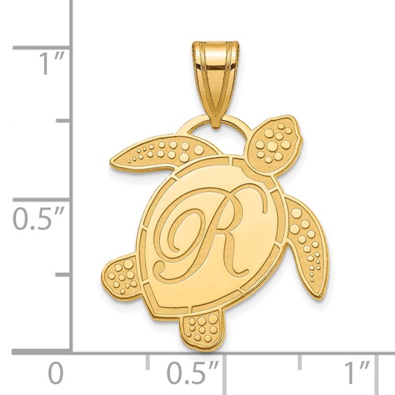 Personalized Sea Turtles with Initial                                      