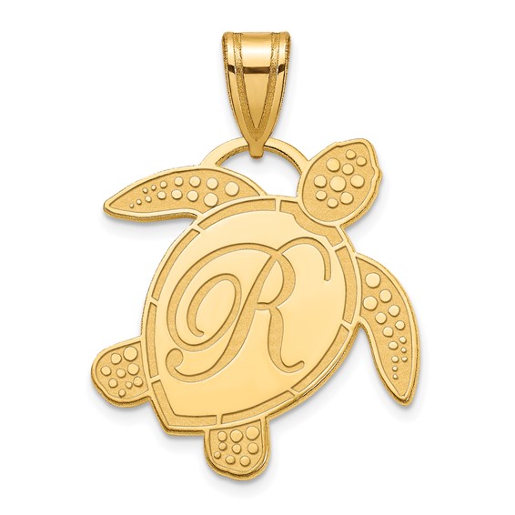 Personalized Sea Turtles with Initial                                      