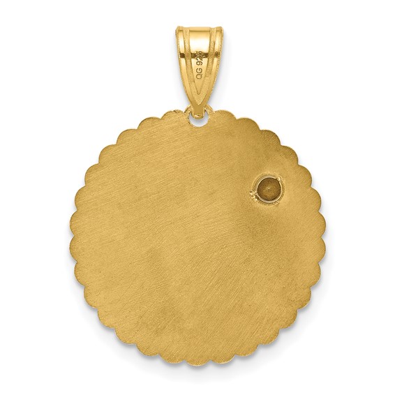 SS/Gold-Plated FOREVER IN MY HEART with Birthstone Charm