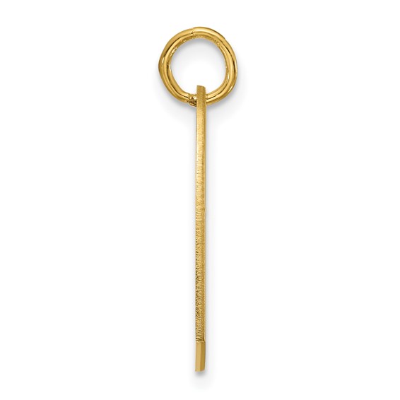 Sterling Silver/Gold-Plated Heart with Name and Number Charm