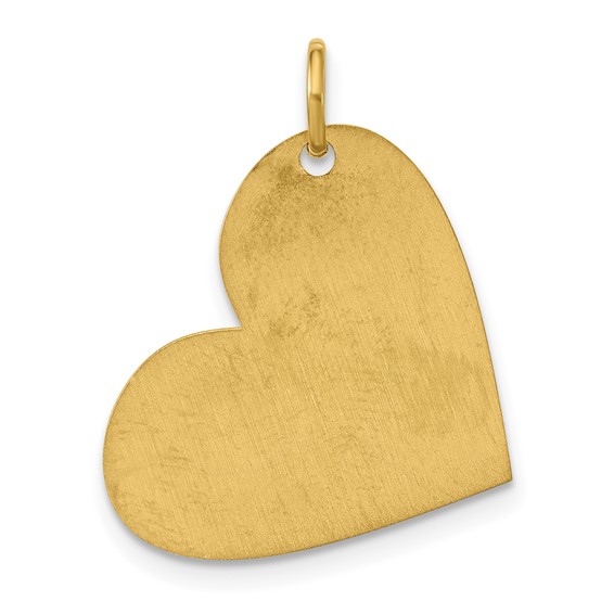 Sterling Silver/Gold-Plated Heart with Name and Number Charm