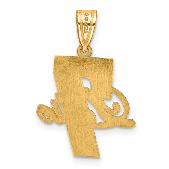 Sterling Silver/Gold-Plated with Epoxy Name and Number Pendant