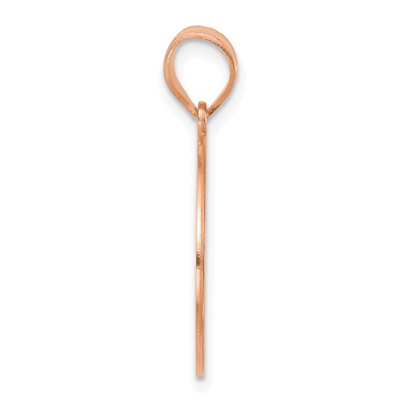 14k Rose Gold HOME/STATE Pendant