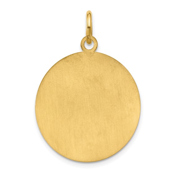 Sterling Silver/Gold-plated Small Round Animal Information Tag