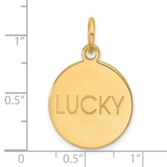 Sterling Silver/Gold-plated Large Round Animal Information Tag