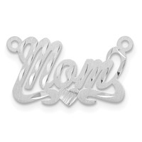 14K Yellow Gold Satin Diamond-cut Heart Name Plate view 2