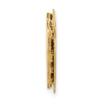14K 3D Two-tone Polished Name Plate view 2