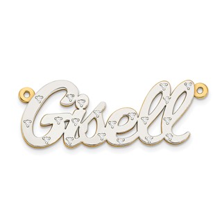 3-Dimensional Name Plate Pendant