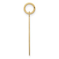 14K Yellow Gold Personalized Graduation Charm view 2