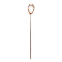14K Rose Gold Large Round Monogram Pendant view 2