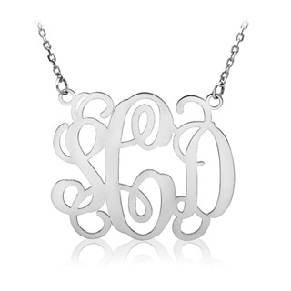 14kw .013 Gauge Monogram 18" Necklace
