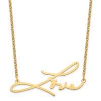 Sterling Silver Gold-plated Signature Necklace view 2
