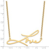 Sterling Silver Gold-plated Signature Necklace view 3