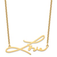 Sterling Silver Gold-plated Signature Necklace view 1