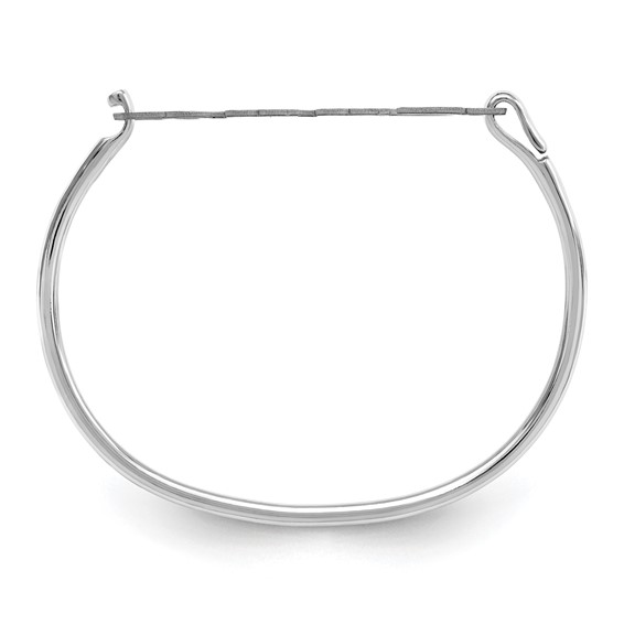 Personalized Plate on Sterling Bangle