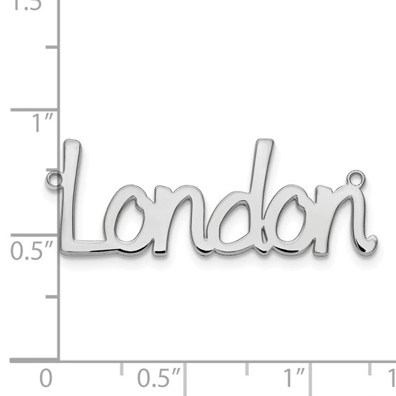 Etched Nameplate Necklace