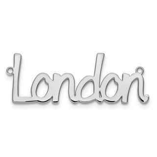 Etched Nameplate Necklace