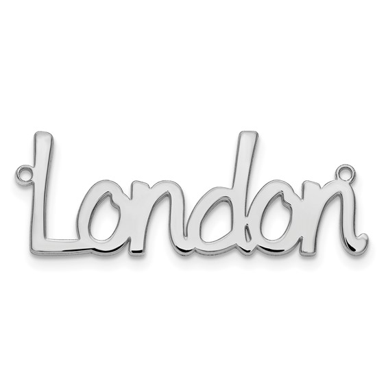 Etched Nameplate Necklace